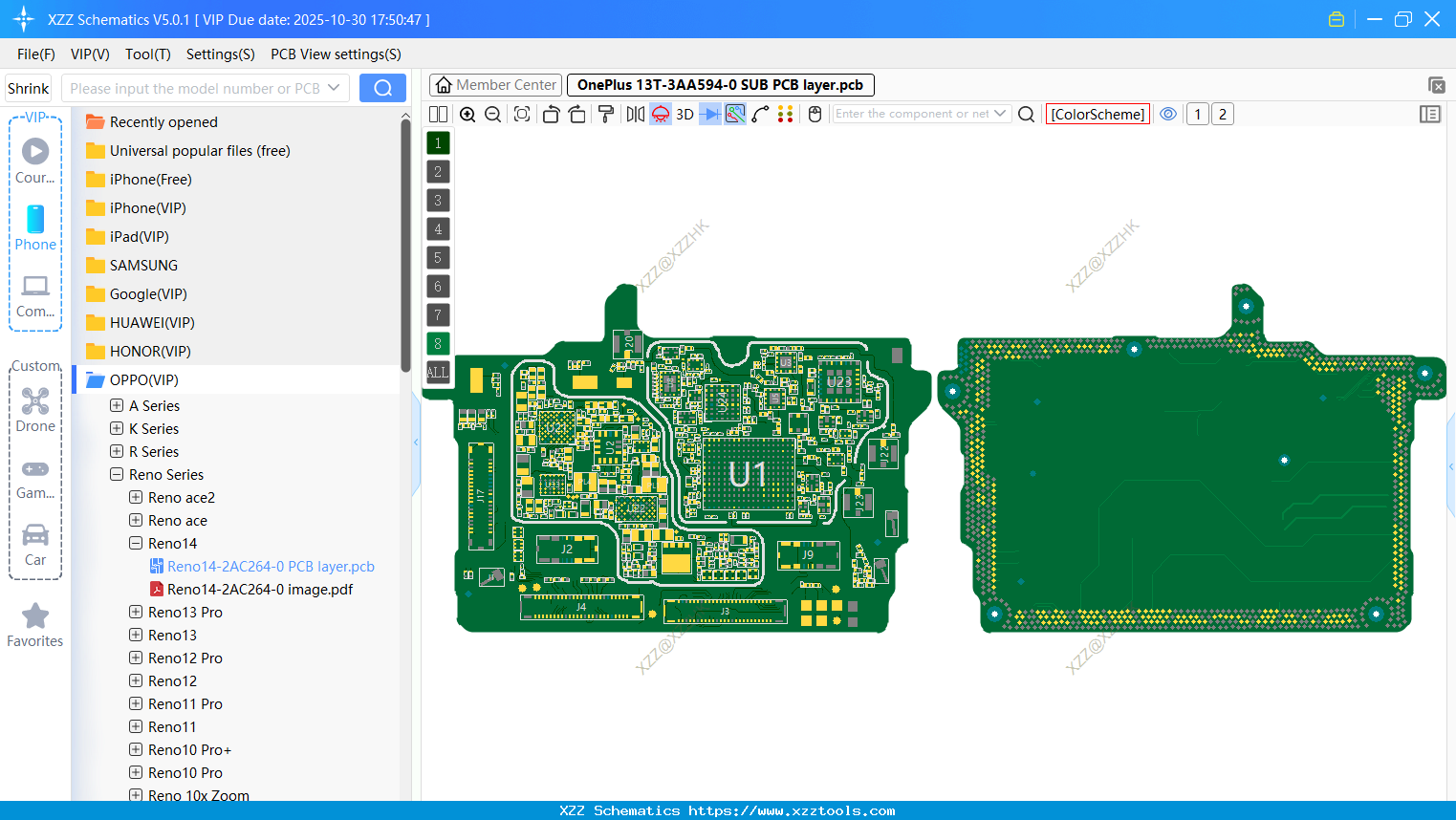OnePlus 13T-3AA594-0 SUB PCB Layer